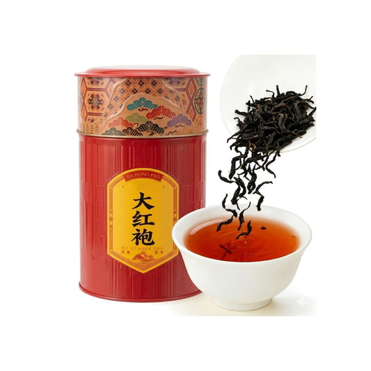 YUNJIAN Da Hong Pao Oolong Tea, 3.53 Oz Wuyi Rock Oolong Tea, Traditional Craftsmanship, Chinese Wuyi Mountain Big Red Robe Oolong Tea Grade AAAA